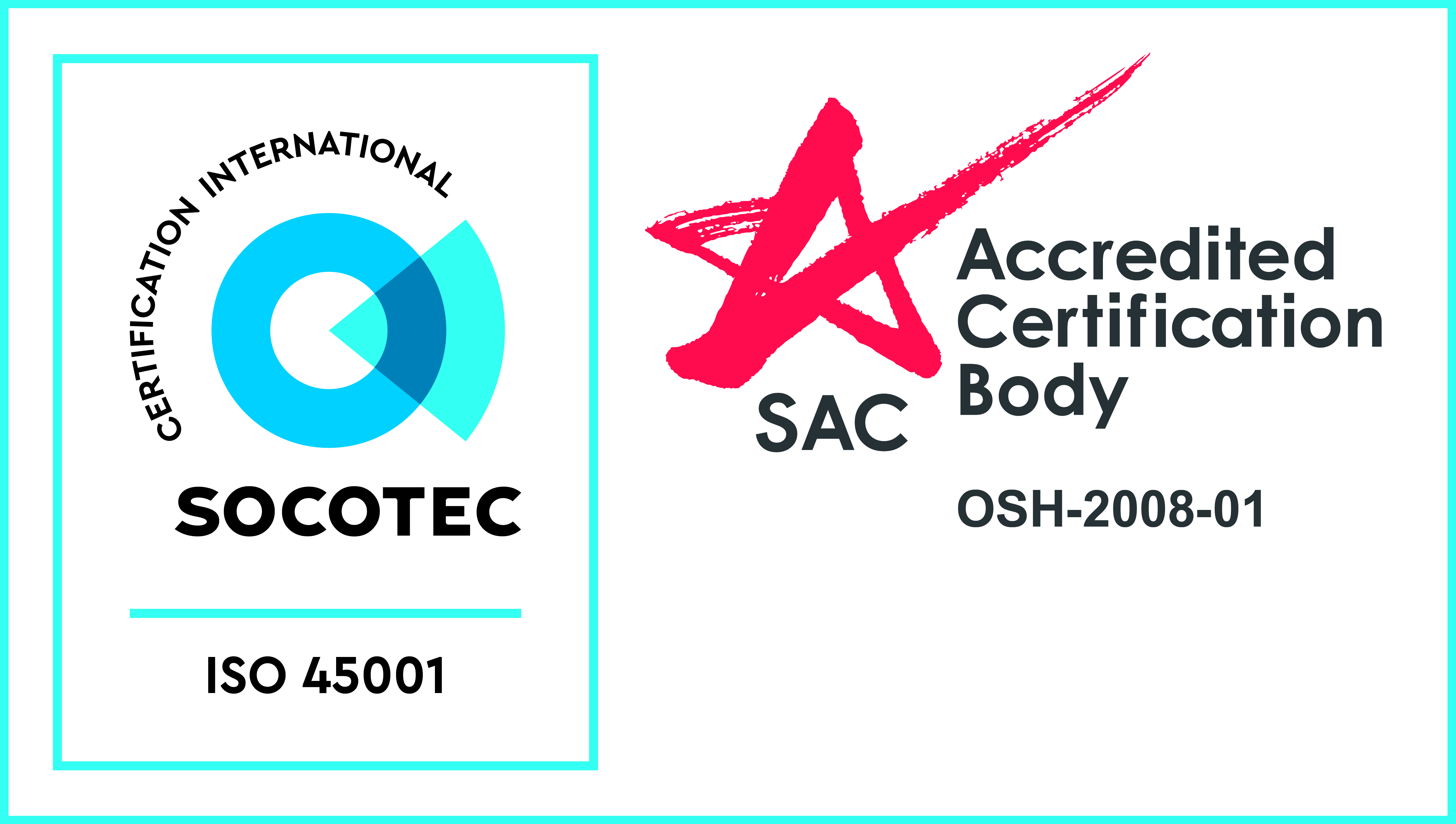 Certification International ISO 45001 SAC